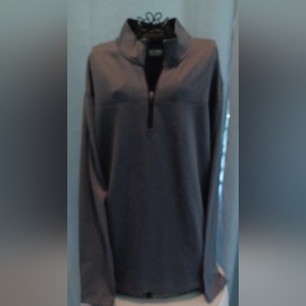 Grandslam Performance Gray Quarter-Zip Pullover - image 1